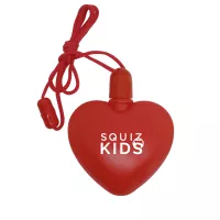 Heart Shaped Bubbles with Breakaway Neck Cord