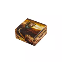 8" x 8" x 3" E-Flute Tuck Box Single Side