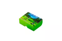 8.5" x 6.5" x 3.125" E-Flute Fold Above Box Double Side