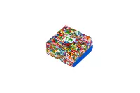 7.25" x 7.25" x 3.625" E-Flute Fold Above Box Double Side