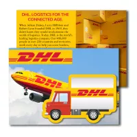 Post Card w/Full Color Box Truck Coaster