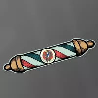 11.5" x 3" Vinyl Die Cut Sticker with pull tab