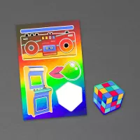 4" x 6" Holographic Sticker Sheet