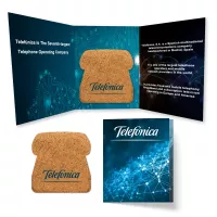 Tek Booklet 2 with Phone Shaped Cork Coaster