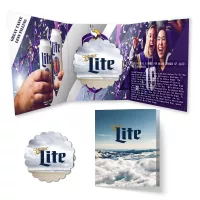 Tek Booklet 2 with Full Color Flower Coaster