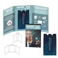 Tek Booklet with Full Color Silicone Stand and Smart Wallet