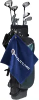 Premium Mid-Weight Velour Golf Towel w/ Upper Left Hook & Grommet (Color Imprinted - Tone on Tone)