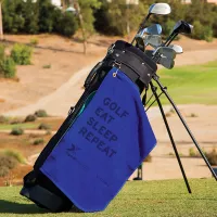 Medium Weight Velour Golf Towel - Trifolded (Color Embroidered)