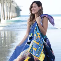 Overseas Fiber Reactive Velour Beach Towels