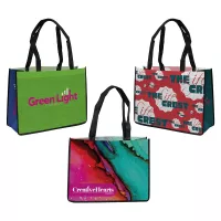 16x12x6 Laminated 5-Panel PP Non-Woven Tote Bag