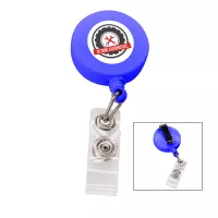 the Essentials Retractable Badge Holder - Blue