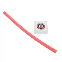 The Essentials Reusable Silicone Drinking Straw in Square Case - Red