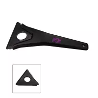 the Essentials Tri-Edge Ice Scraper - Black