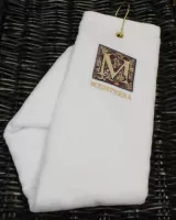 Turkish Signature™ Ultraweight Golf Towel (White)