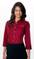 Van Heusen Women's Easy-Care Dress Twill Long Sleeve Shirt