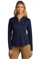 Greg Norman Women's Play Dry Tulip Neck Zip Shirt