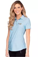 Women's Play Dry Heather Solid Polo