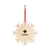 Wooden Snowflakes Ornament
