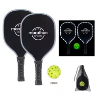 LED Pickleball Set in Mesh Bag