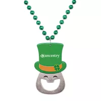 Leprechaun Bottle Opener Medallion Beads