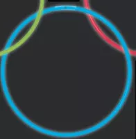 Blue Glow Necklaces (50 Pack)
