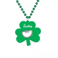 Shamrock Bottle Opener Medallion Bead
