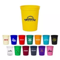 16 Oz. Smooth Colored Stadium Souvenir Cup