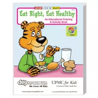 Eat Right, Eat Healthy Coloring Book