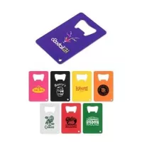 Credit Card Powder Coated Bottle Opener
