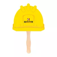 Hard Hat Shaped Hand Fan