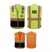 Deluxe Black Bottom Vest w/Tablet Pocket & D-Ring Pass