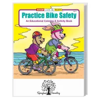 Practice Bike Safety Coloring Book