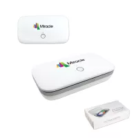 Chi-Charge UV-C Phone Sanitizer Box w/Wireless Charging Station