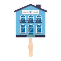 House Shaped Hand Fan