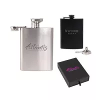 8 Oz. Oakhurst Flask and Funnel Gift Set