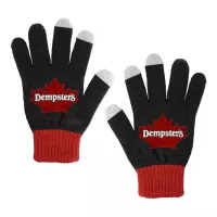 Knitted Custom Jacquard Touchscreen Gloves