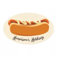 Oval Car Magnet