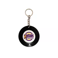 Recycled Vinyl Record Keychain