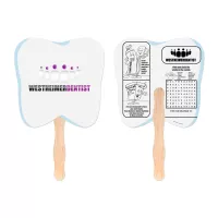 Tooth Shaped Hand Fan