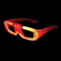 Red Sound Reactive E.L. Glasses