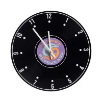 Recycled Vinyl Record Clock