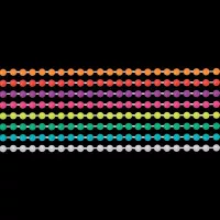 Glow in the Dark 7.5 Mm Bead Necklaces (Assorted Colors)