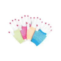 Neon Fishnet Gloves