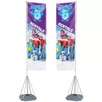 ONE CHOICE® Mondo Flag 17 ft. (Double-Sided Graphic Package)