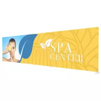 EZ Tube 30ft Straight Single Sided with White Back Fabric (Graphic Package)
