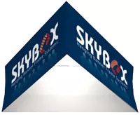 Skybox Hanging Banner Triangle 10'dia x 36"h