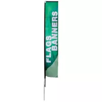 Large Mamba Flag - Spike Base Single-Sided Graphic Package