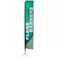 Large Mamba Flag - X-Base Single-Sided Graphic Package