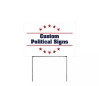 18 x 11 Yard Sign Single-Sided Small Stake (20 packs as 1 Set)