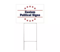 23 x 18 Yard Sign Single-Sided Large Stake (10 packs as 1 Set)